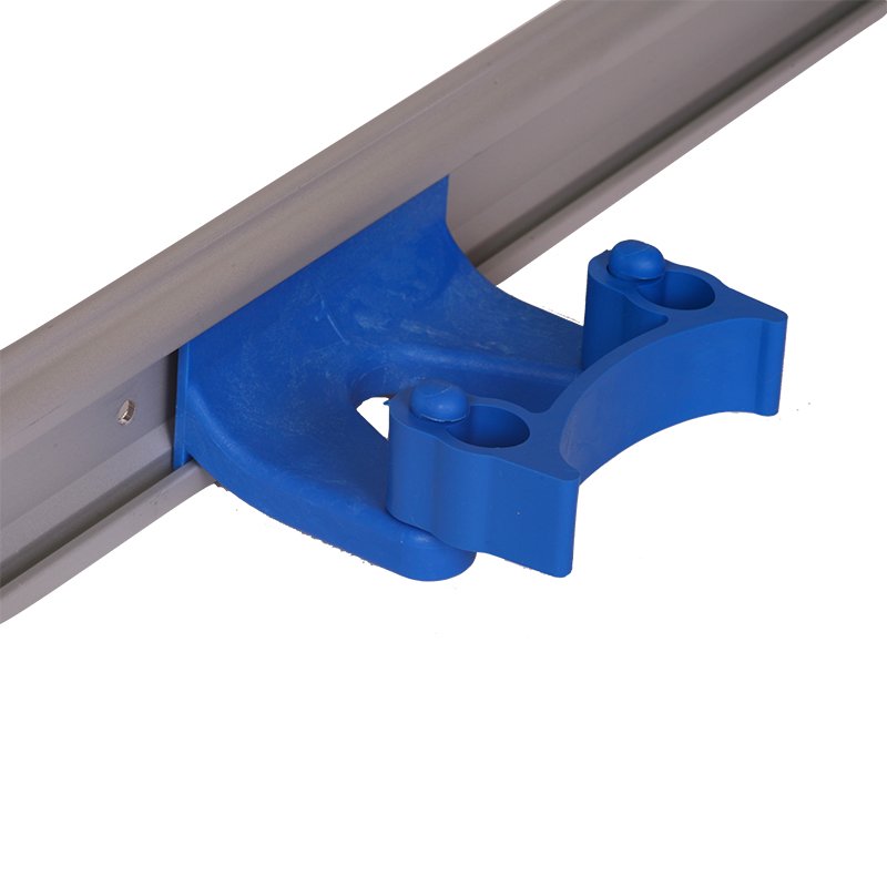 Holder - For Wall Rail, Band Type 22/32∅mm, Blue