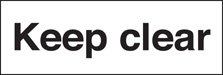 Keep clear