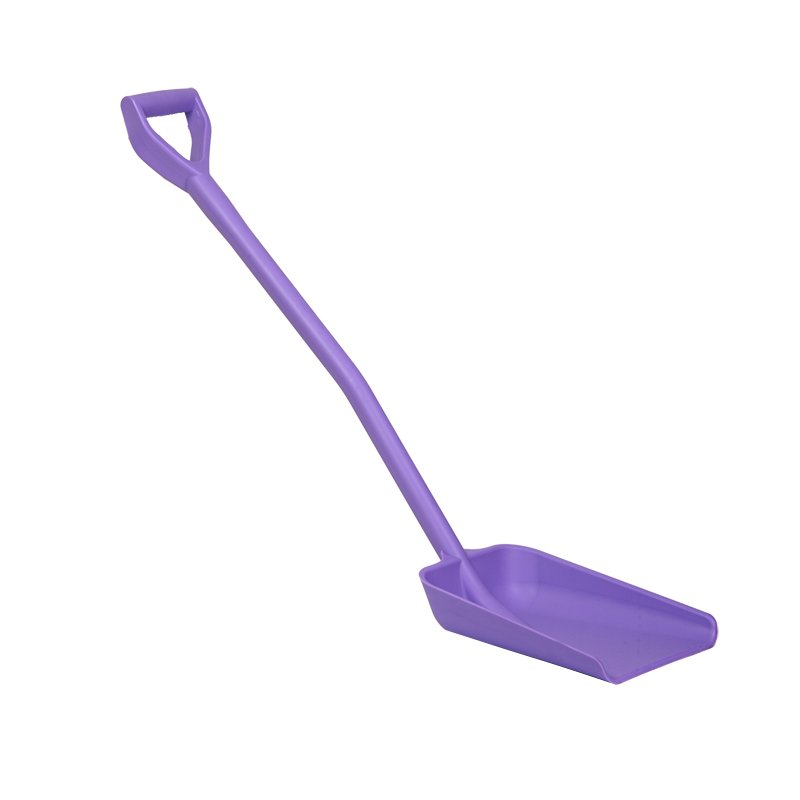 One Piece Ergo. Shovel - Medium Blade, Medium Handle, Purple
