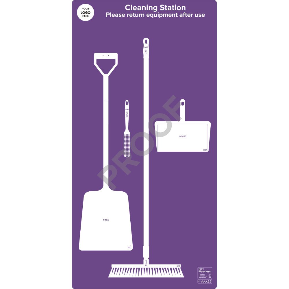 Floor Cleaning Station- Purple