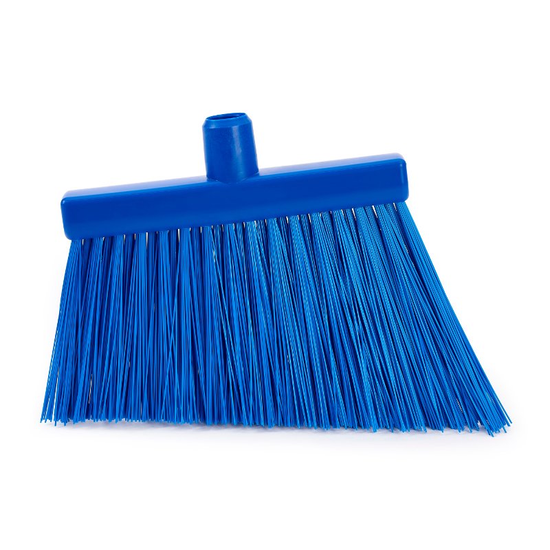 Lobby Brush With Angled Cut - Medium/Stiff PBT bristle, 270mm, Blue