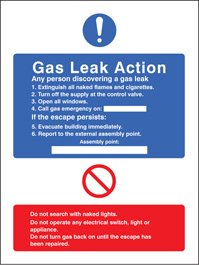 Gas leak action