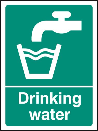 Drinking water   Size: E (200x150mm)