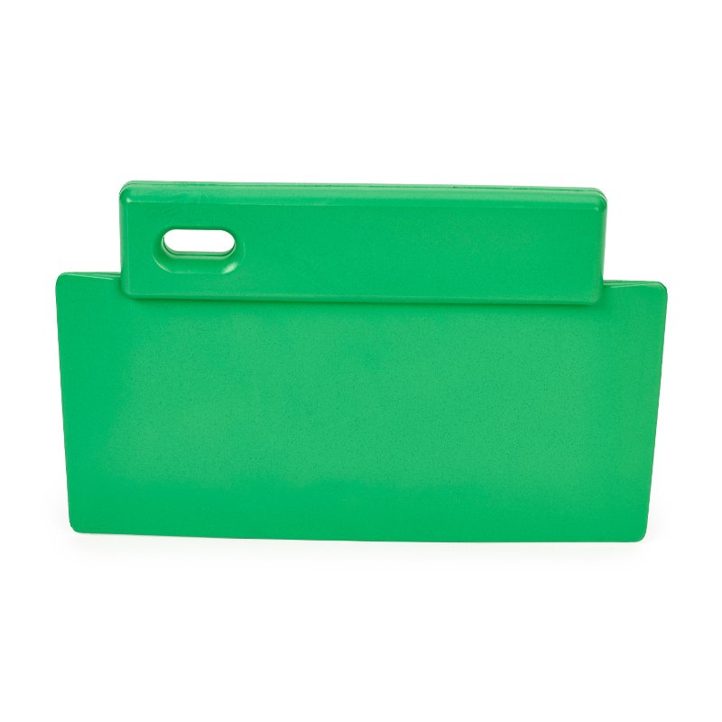 Detectable Heavy Duty Hand Scraper - 3 Way, 200mm, Green