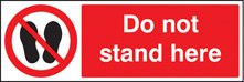 Do not stand here