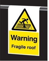 Roll top - Warning fragile roof
