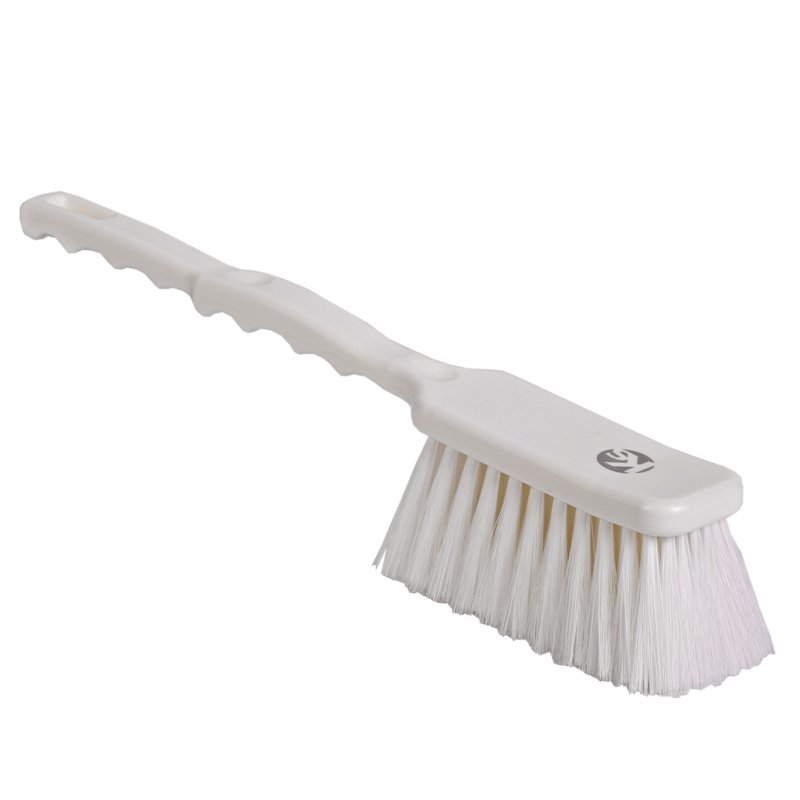Bread brush - long handled, extra soft PBT bristle, 410mm, white