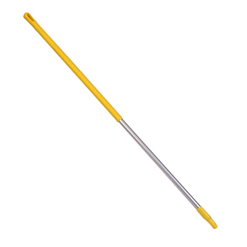 Handle - Ergonomic aluminium, threaded, 1500mm, yellow