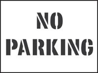 Stencil kit 600x400mm - No Parking