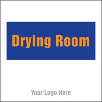 Drying room, site saver sign 400x400mm