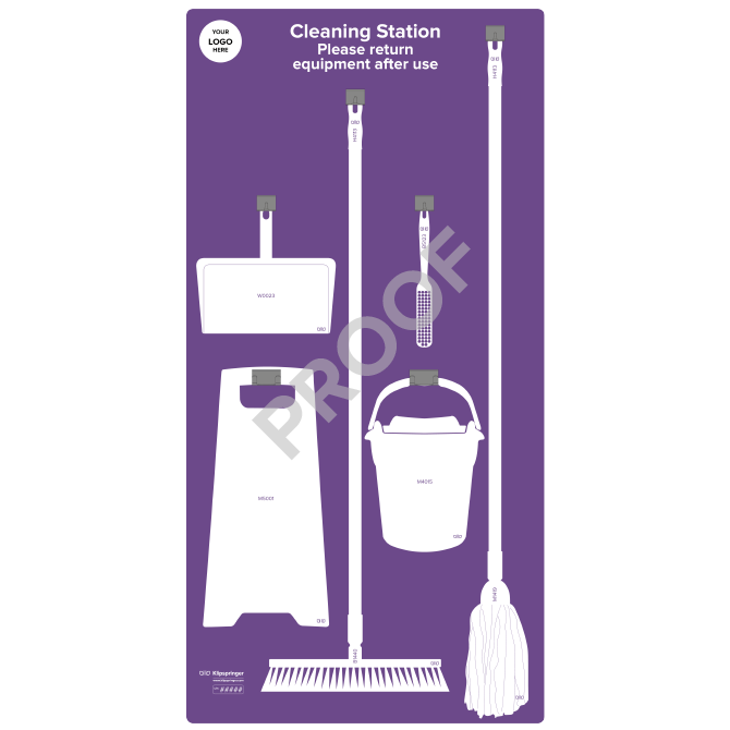 Floor Mopping Station- Purple