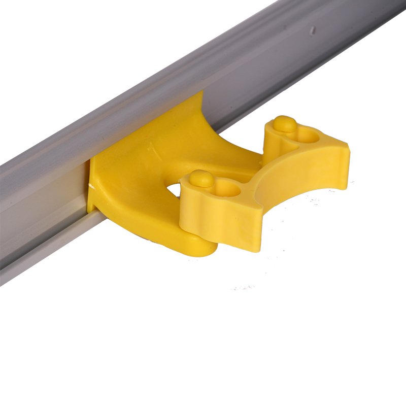 Holder - For Wall Rail, Band Type 22/32 ∅mm, Yellow