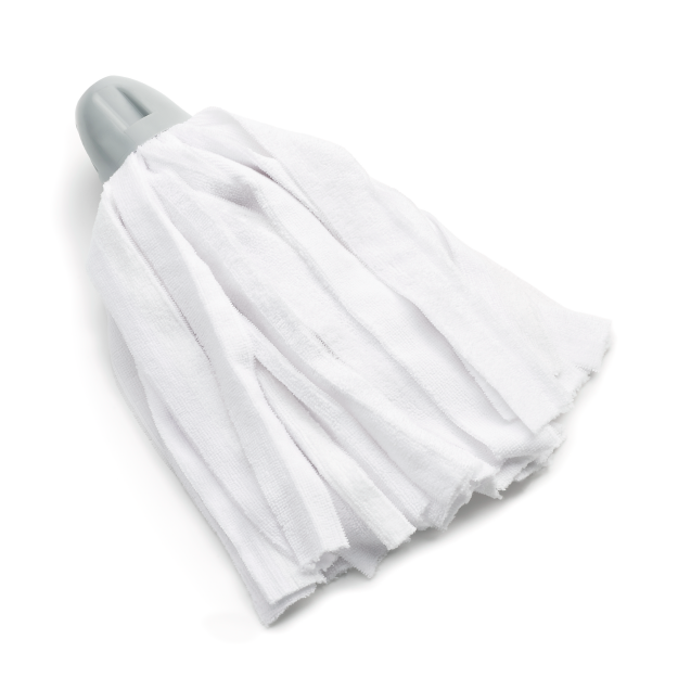 Premium microfibre full colour socket mop, 195g, white
