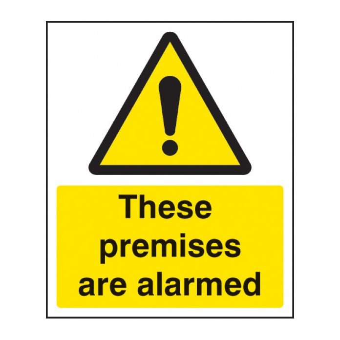 These premises are alarmed