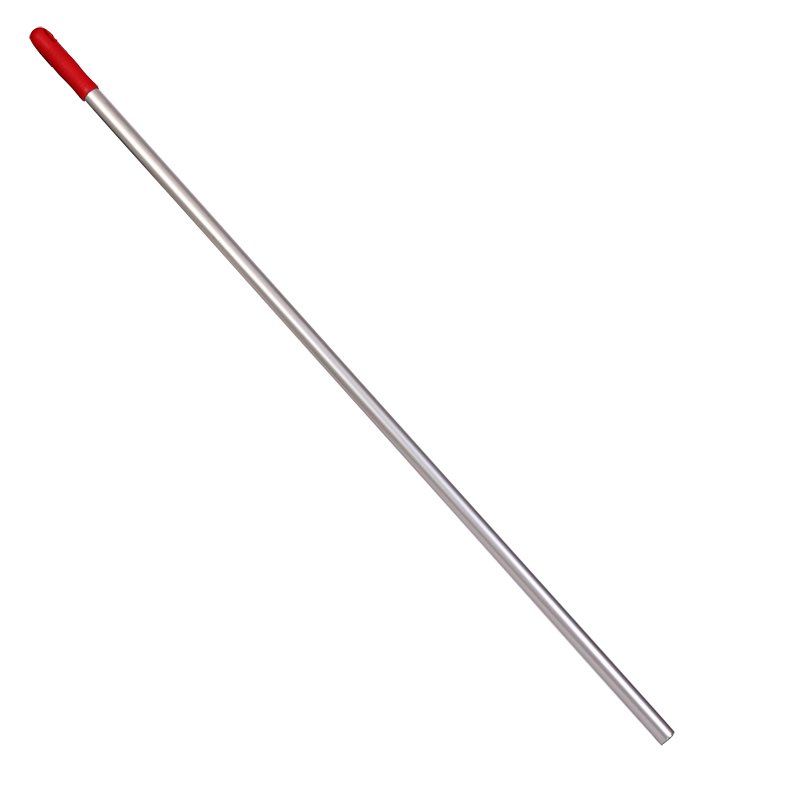 Handle - Aluminium Kentucky Mop Handle, Non-threaded, 1250mm, Red