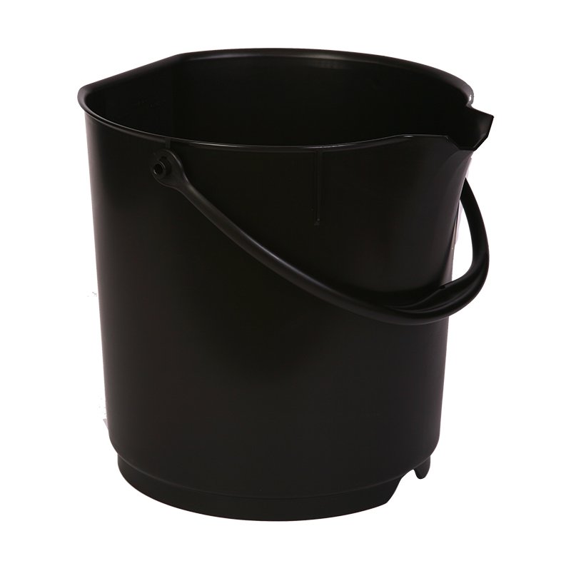 Foodgrade production bucket - 9 ltr, black