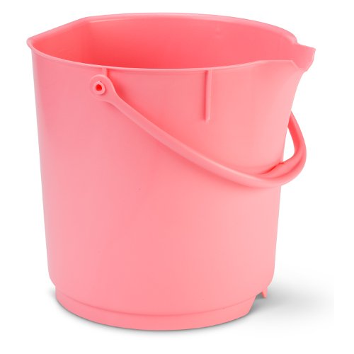 Foodgrade production bucket - 9 ltr, pink