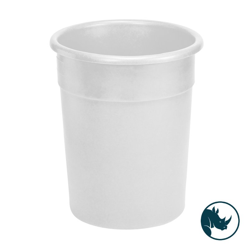 Tapered Bin - 110 Ltr, White
