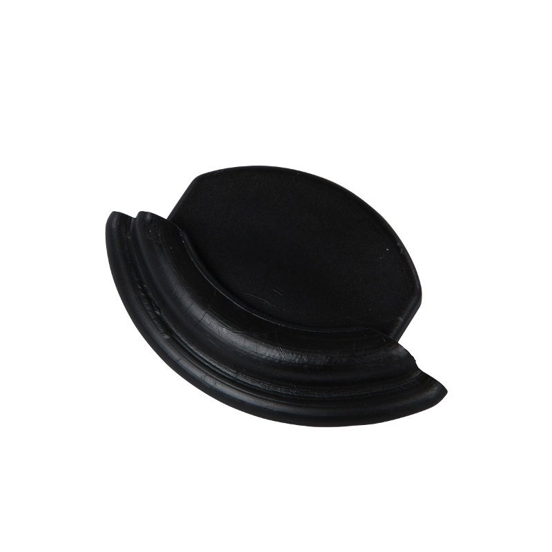 Wall Rail - End Cap, Black (x1)