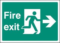 Fire exit right - A4 rp