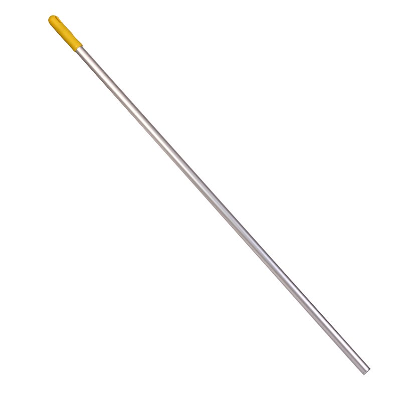 Handle - Aluminium Kentucky Mop Handle, Non-threaded, 1250mm, Yellow