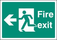 Fire exit left - A4 rp