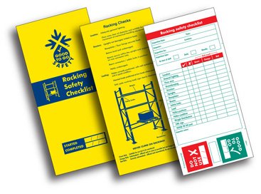 Good to go safety racking check book