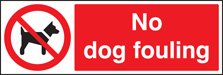 No dog fouling