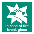 In case of fire break glass