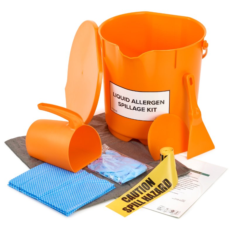 Allergen Spillage Liquids Kit - Orange