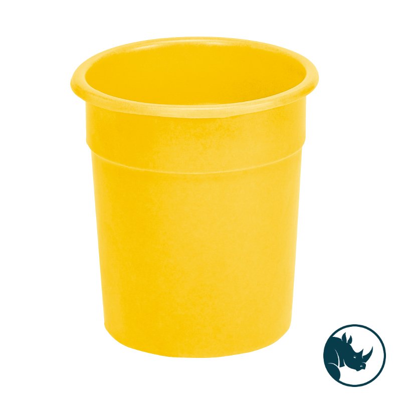 Tapered Bin - 20 Ltr, Yellow