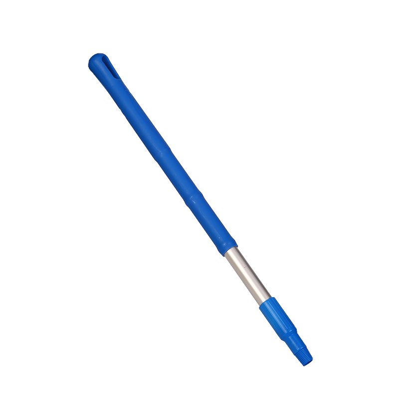 Handle - Ergonomic aluminium, threaded, 650mm, blue