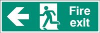 Fire exit left floor graphic 600X200mm