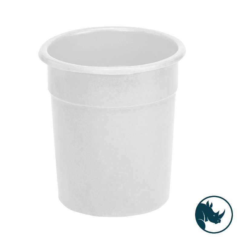 Tapered Bin - 20 Ltr, White