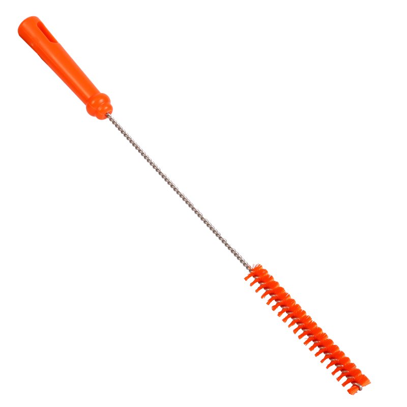 Bottle Brush - PBT Bristle, 20mmØ, 500mm Polygrip Handle, Orange
