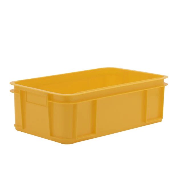 Hygenic Stacking Box, 640x385x205mm, Yellow