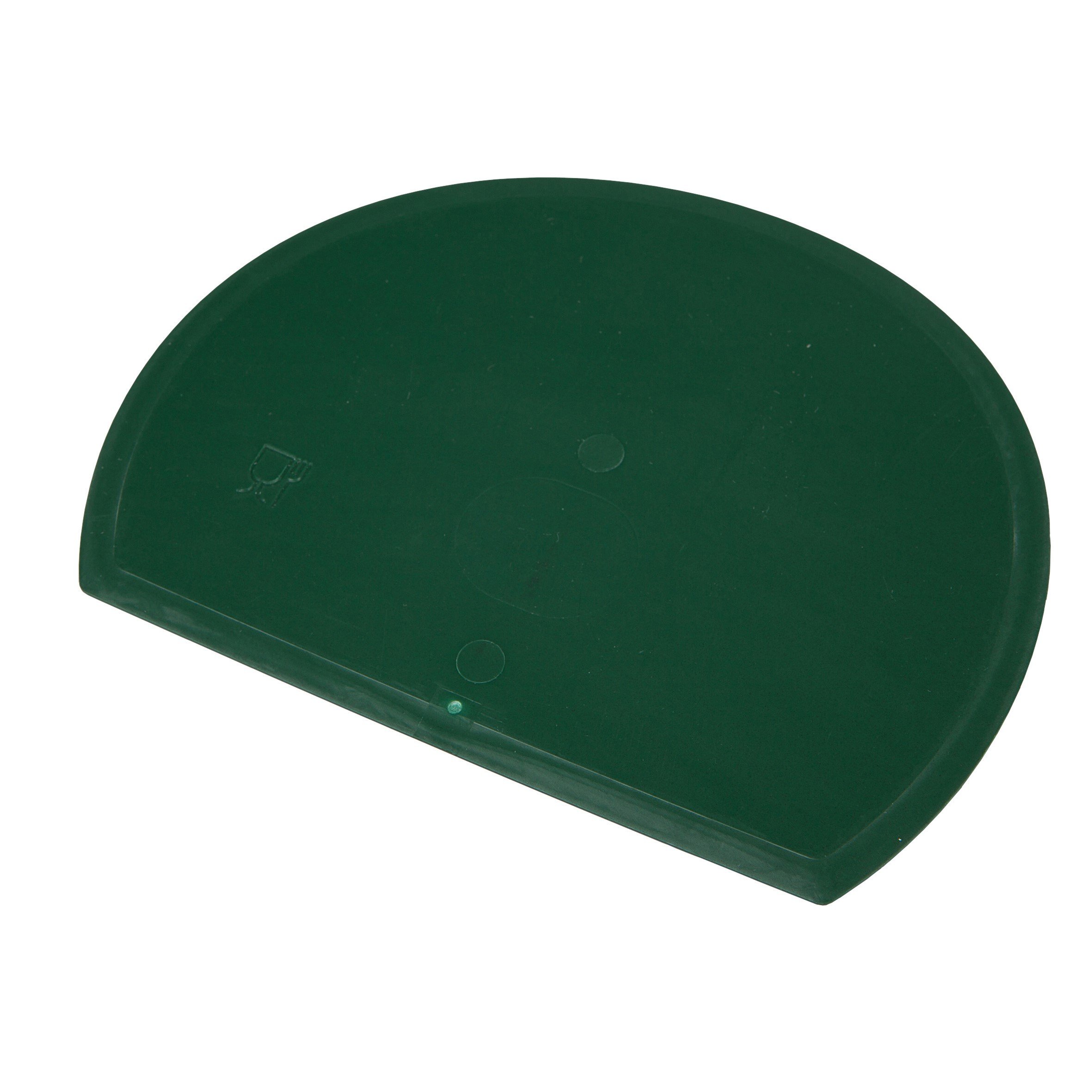 Round, Detectable, Flexible Bowl Scraper - Green