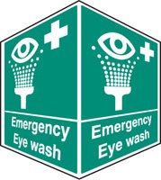 Emergency eye wash - projecting sign