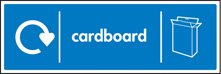 WRAP Recycling Sign - Cardboard