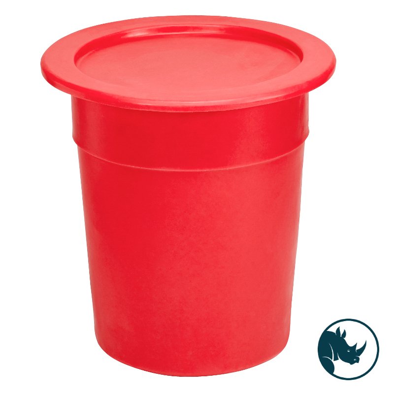 Tapered bin lid - to fit TP2085, red