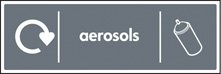 WRAP Recycling Sign - Aerosols