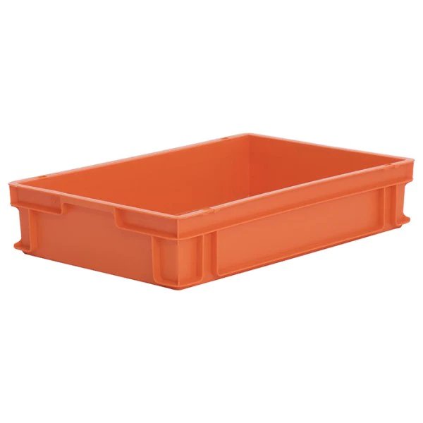 Stacking Box, 600x400x120mm, Orange