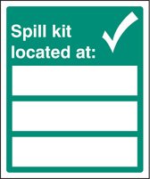 Spill kit located at