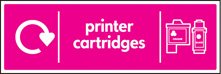 WRAP Recycling Sign - Printer cartridges