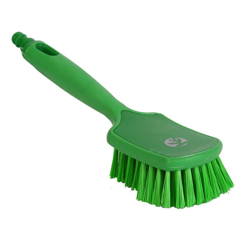 Churn brush - rubber edged, waterfed soft/medium PBT bristle, 300mm, green