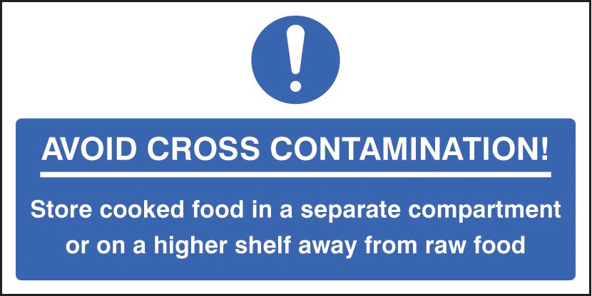 Avoid cross contamination