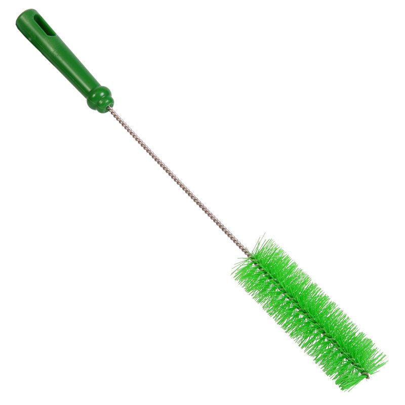 Bottle Brush - PBT Bristle, 50mmØ, 500mm Polygrip Handle,  Green