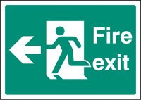 Fire exit left - A4 rp
