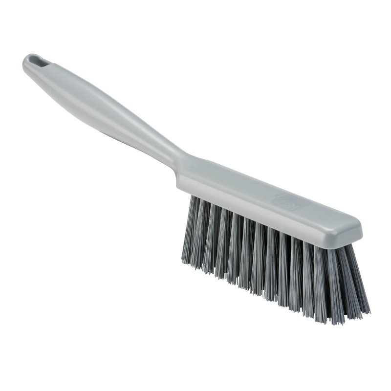 Bannister brush - medium/stiff PBT bristle, 340mm, grey