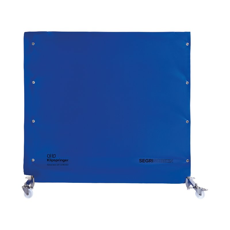 SegriScreen [MK II]; Master Screen Section, 1800x1800mm, wheeled, blue